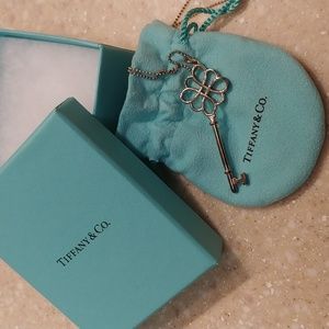 Tiffany & Co Silver 2.5" Key Necklace